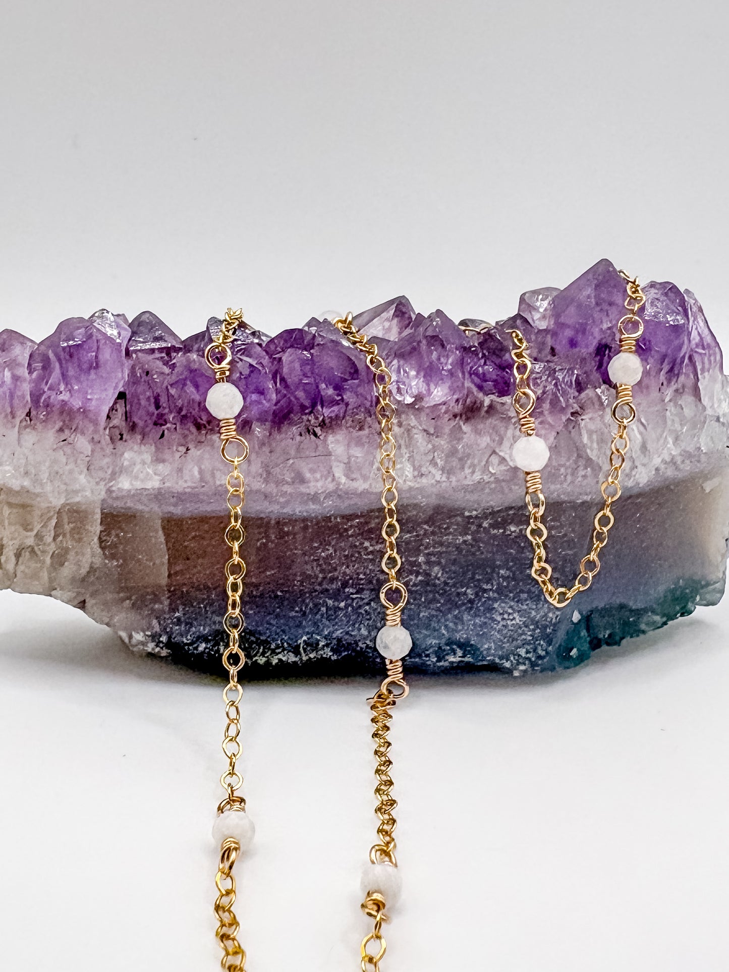 Custom Birthstone Necklace - 14K Gold Filled