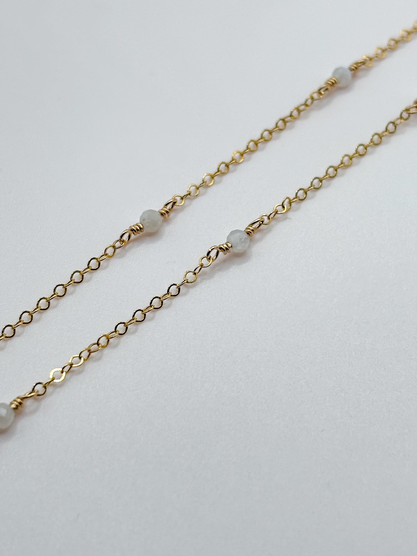 Custom Birthstone Necklace - 14K Gold Filled