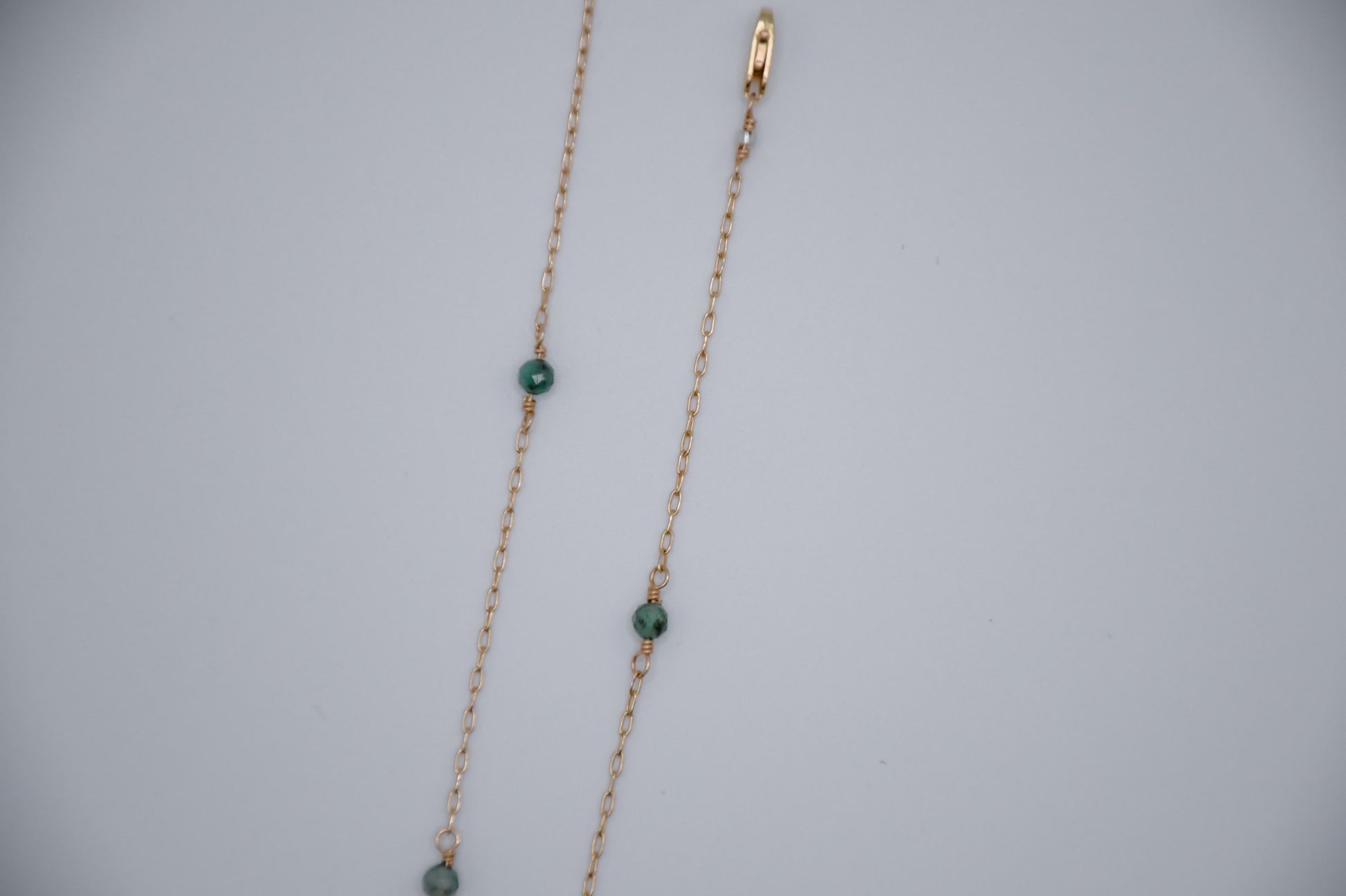Custom Birthstone Necklace - Sterling Silver or 14K Gold Filled image 1